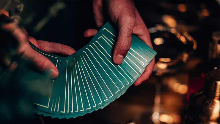 PlayingCardDecks.com-NOC Out Green Playing Cards USPCC