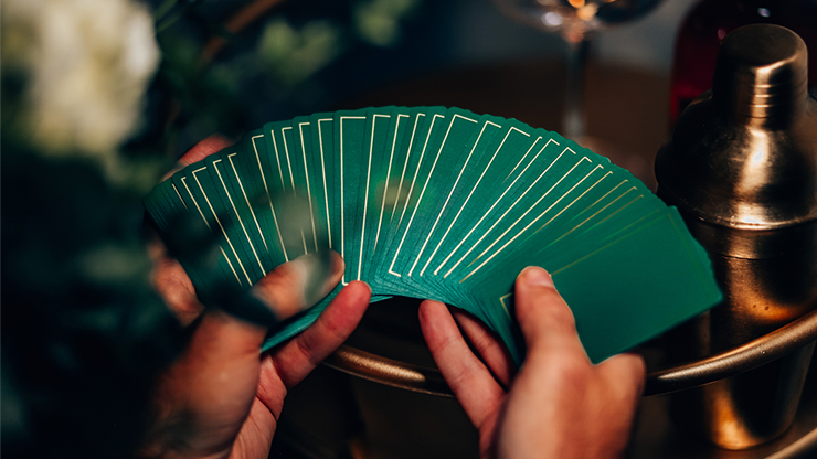 PlayingCardDecks.com-NOC Out Green Playing Cards USPCC
