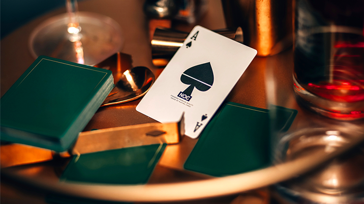 PlayingCardDecks.com-NOC Out Green Playing Cards USPCC
