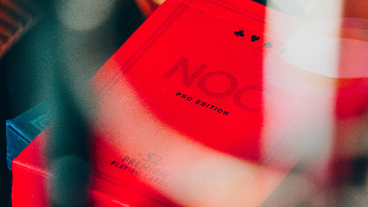 PlayingCardDecks.com-NOC Pro Burgundy Red Marked Playing Cards USPCC