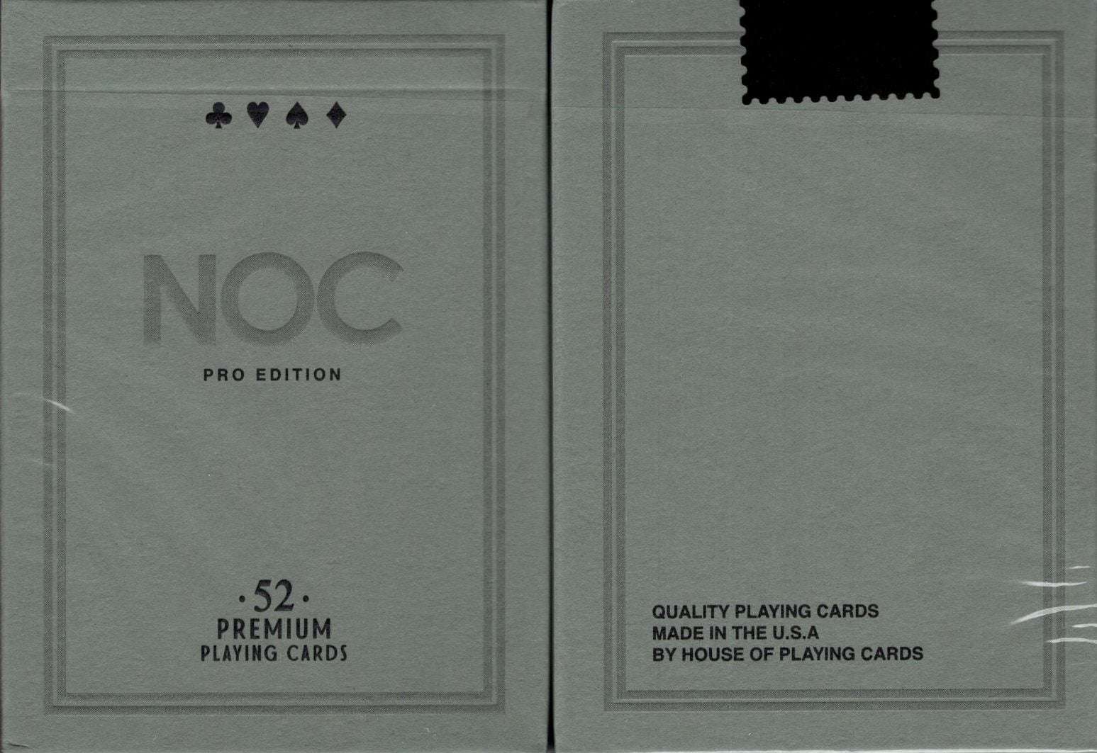 PlayingCardDecks.com-NOC Pro Greystone Marked Playing Cards USPCC