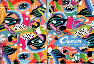 PlayingCardDecks.com-Ocean 2021 Summer Collection Gilded Playing Cards USPCC