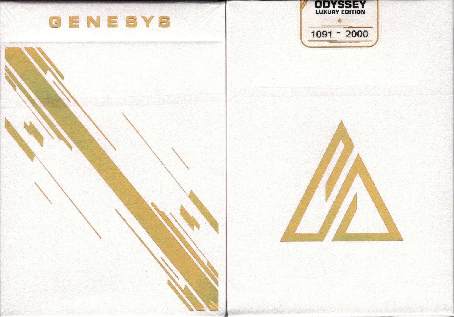 Odyssey Genesys White Playing Cards TCC Odyssey Genesys White Playing Cards TCC