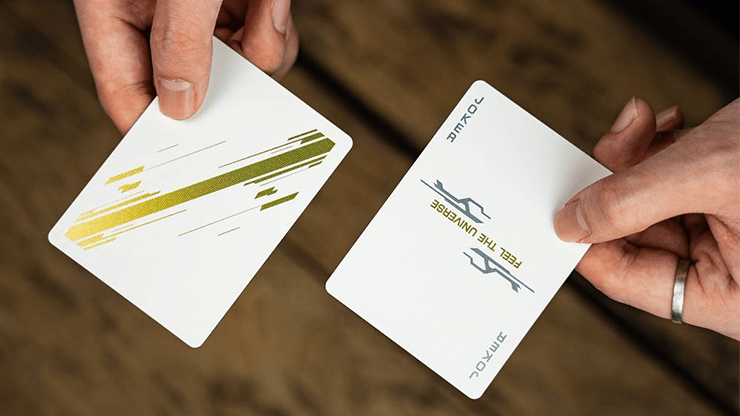 PlayingCardDecks.com-Odyssey Genesys White Playing Cards TCC