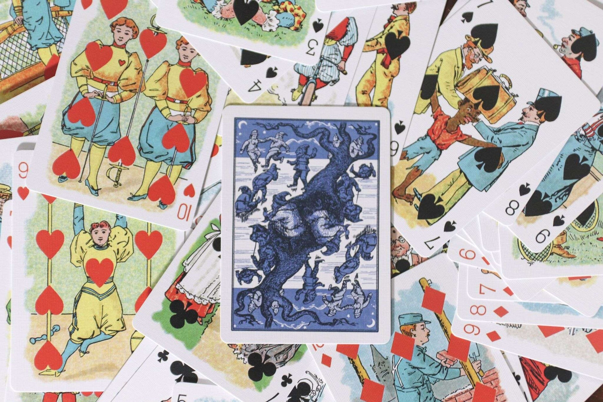 PlayingCardDecks.com-Hustling Joe Reproduction Playing Cards USPCC