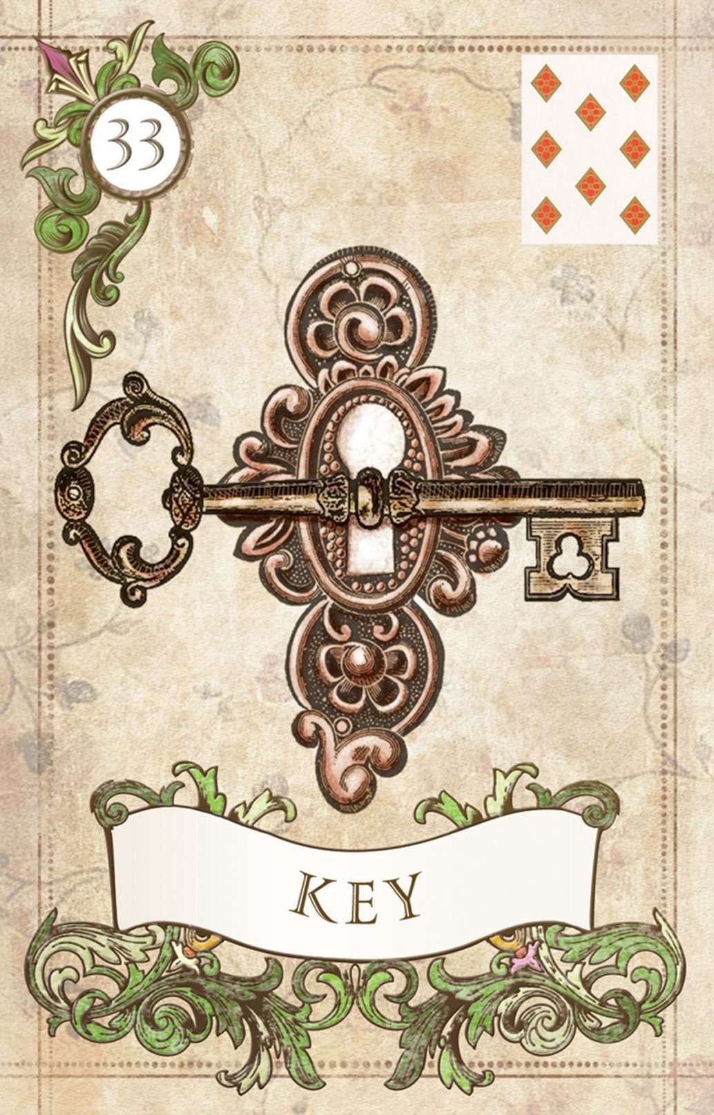 PlayingCardDecks.com-Old Style Lenormand Fortune Telling Cards USGS