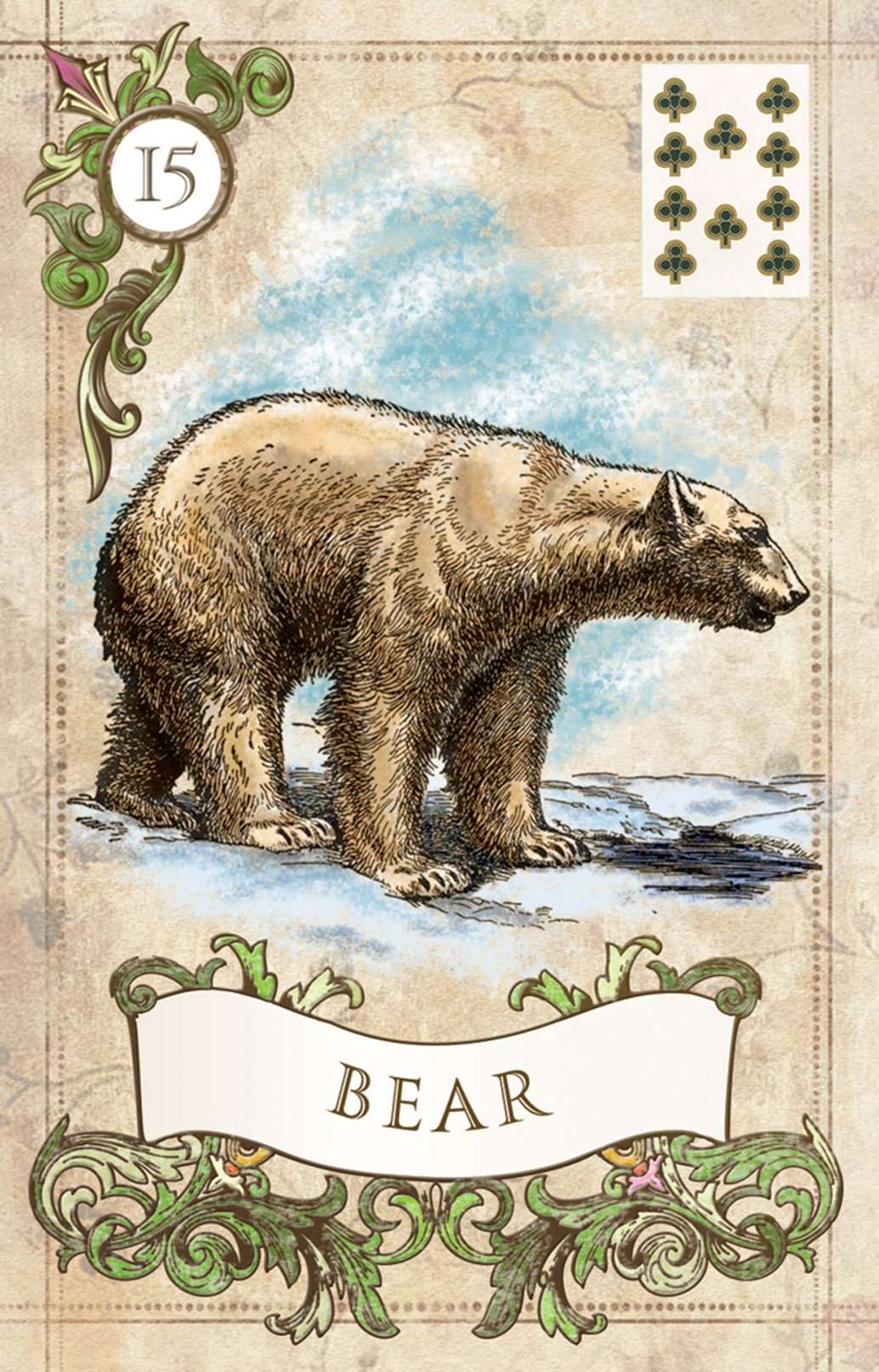 PlayingCardDecks.com-Old Style Lenormand Fortune Telling Cards USGS