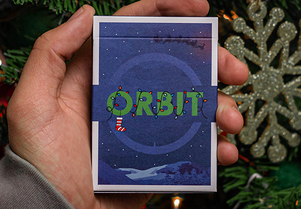 PlayingCardDecks.com-Orbit Christmas Playing Cards USPCC