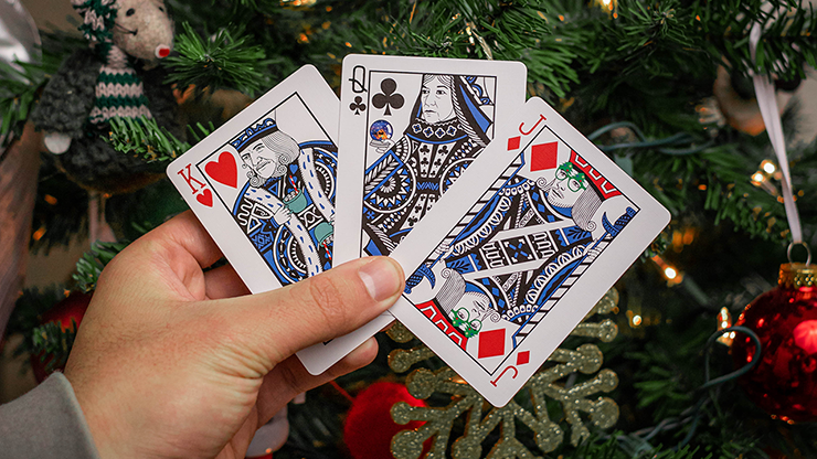 PlayingCardDecks.com-Orbit Christmas Playing Cards USPCC
