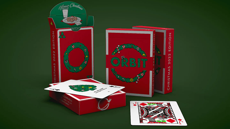 PlayingCardDecks.com-Orbit Christmas v2 Playing Cards USPCC