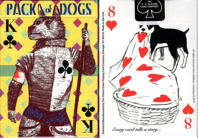 PlayingCardDecks.com-Pack of Dogs v2 Playing Cards USPCC