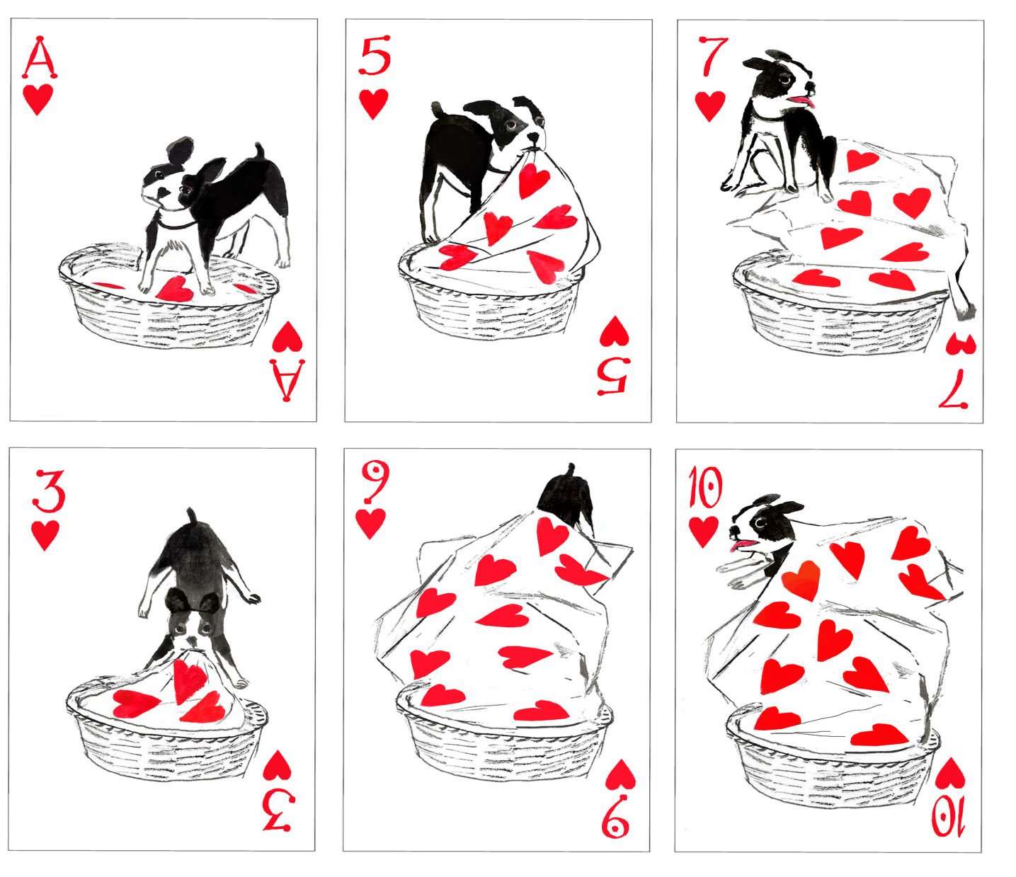PlayingCardDecks.com-Pack of Dogs v2 Playing Cards USPCC