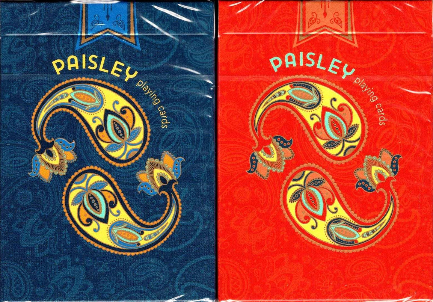 PlayingCardDecks.com-Paisley Poker Playing Cards Cartamundi