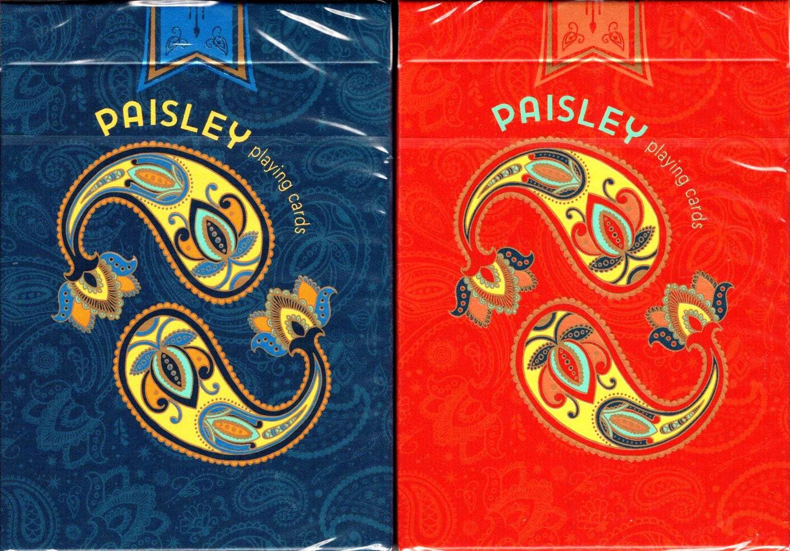 PlayingCardDecks.com-Paisley Poker Playing Cards Cartamundi