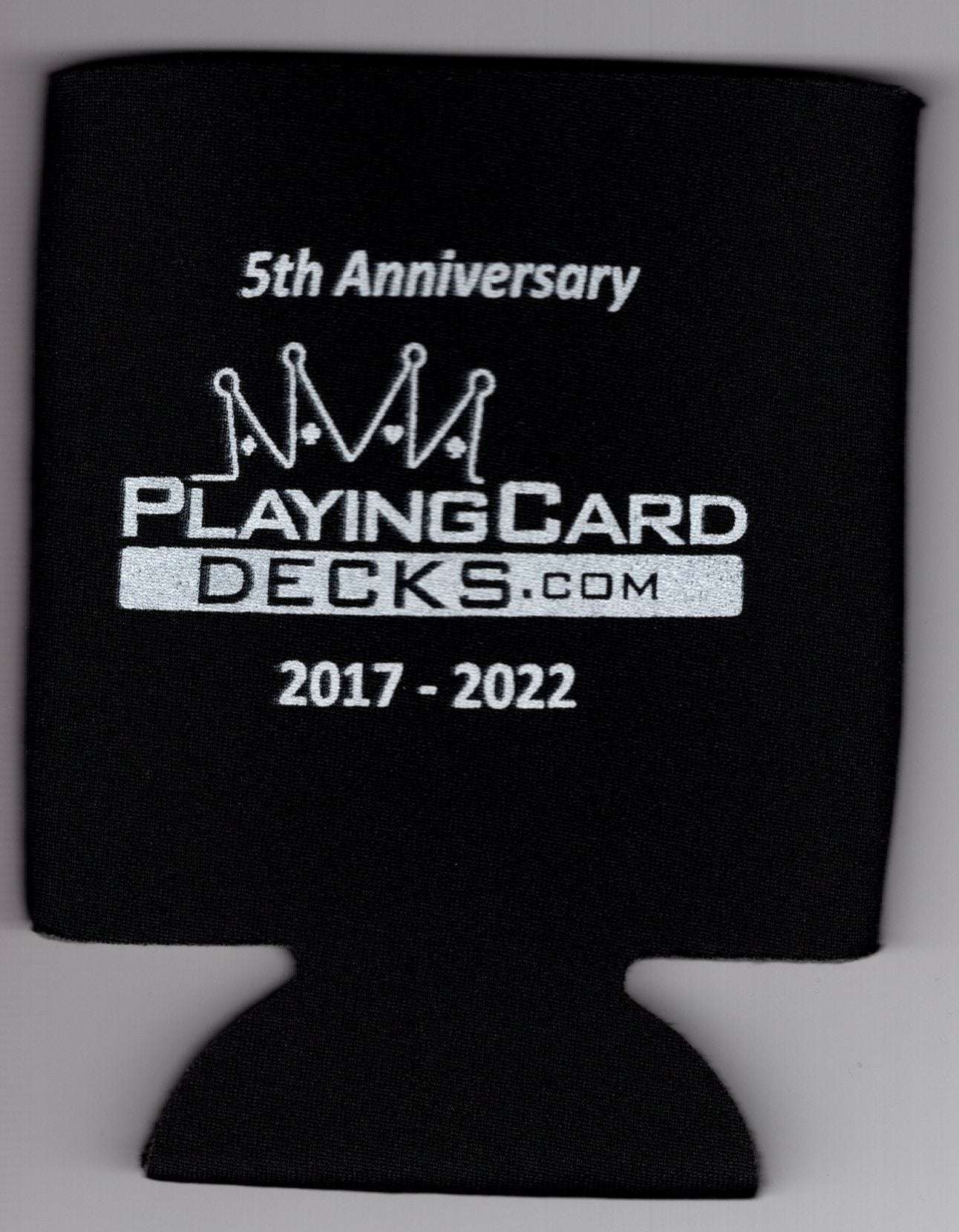 PlayingCardDecks.com-PCD 5th Anniversary Can Cooler