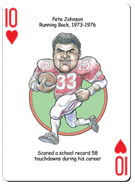 Ohio State Football Heroes Playing Cards
