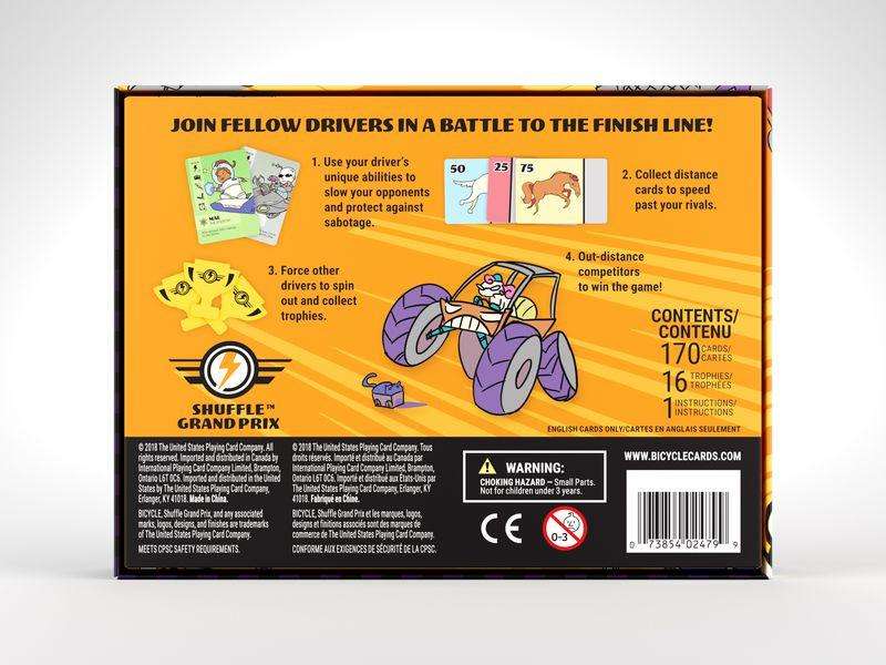 PlayingCardDecks.com-Shuffle Grand Prix Racing Card Game