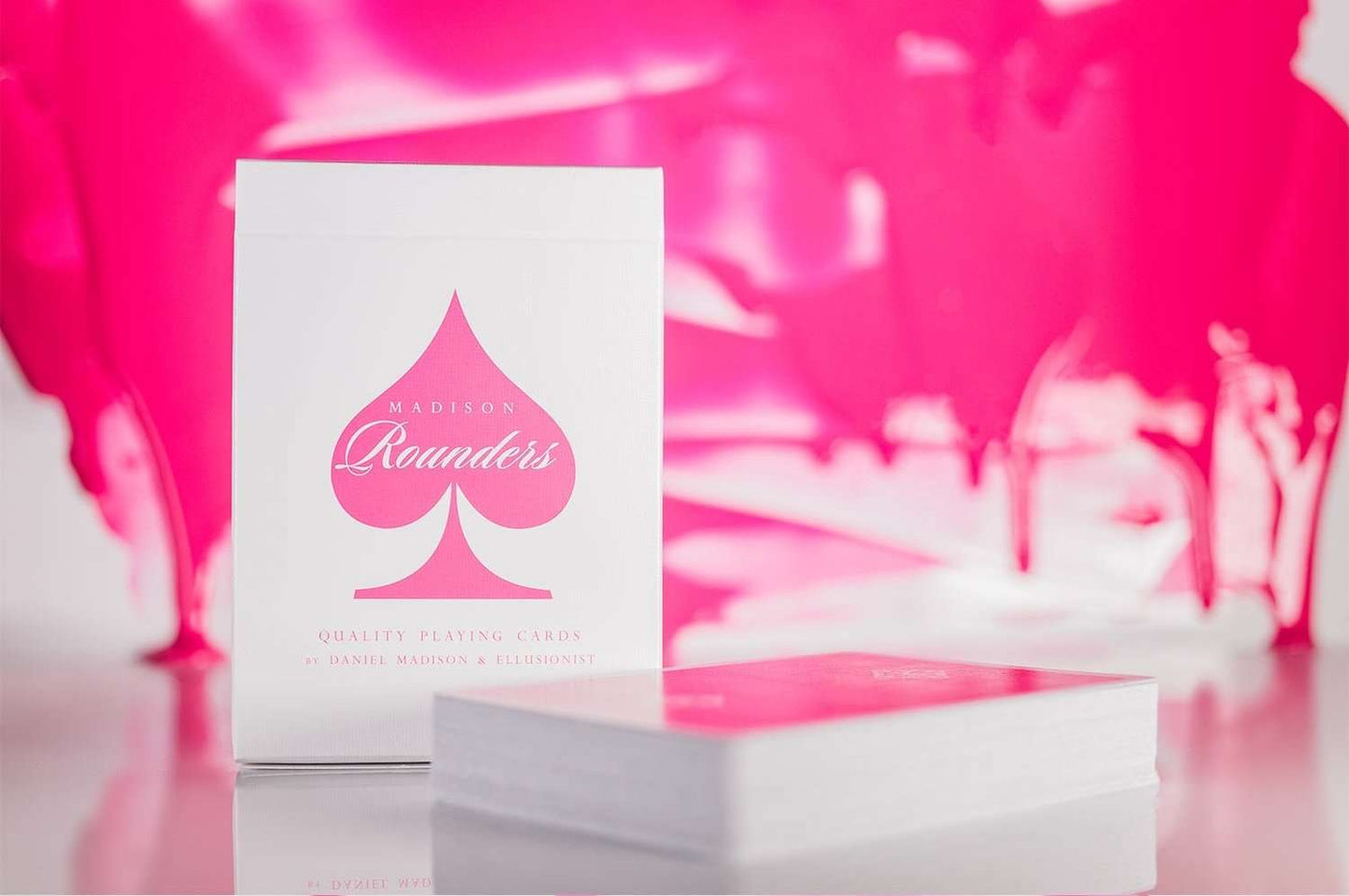 PlayingCardDecks.com-Madison Rounders Pink Playing Cards USPCC