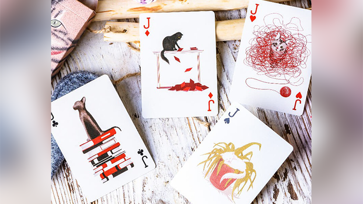 PlayingCardDecks.com-Playful Paws Cat Playing Cards WJPC