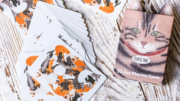PlayingCardDecks.com-Playful Paws Cat Playing Cards WJPC