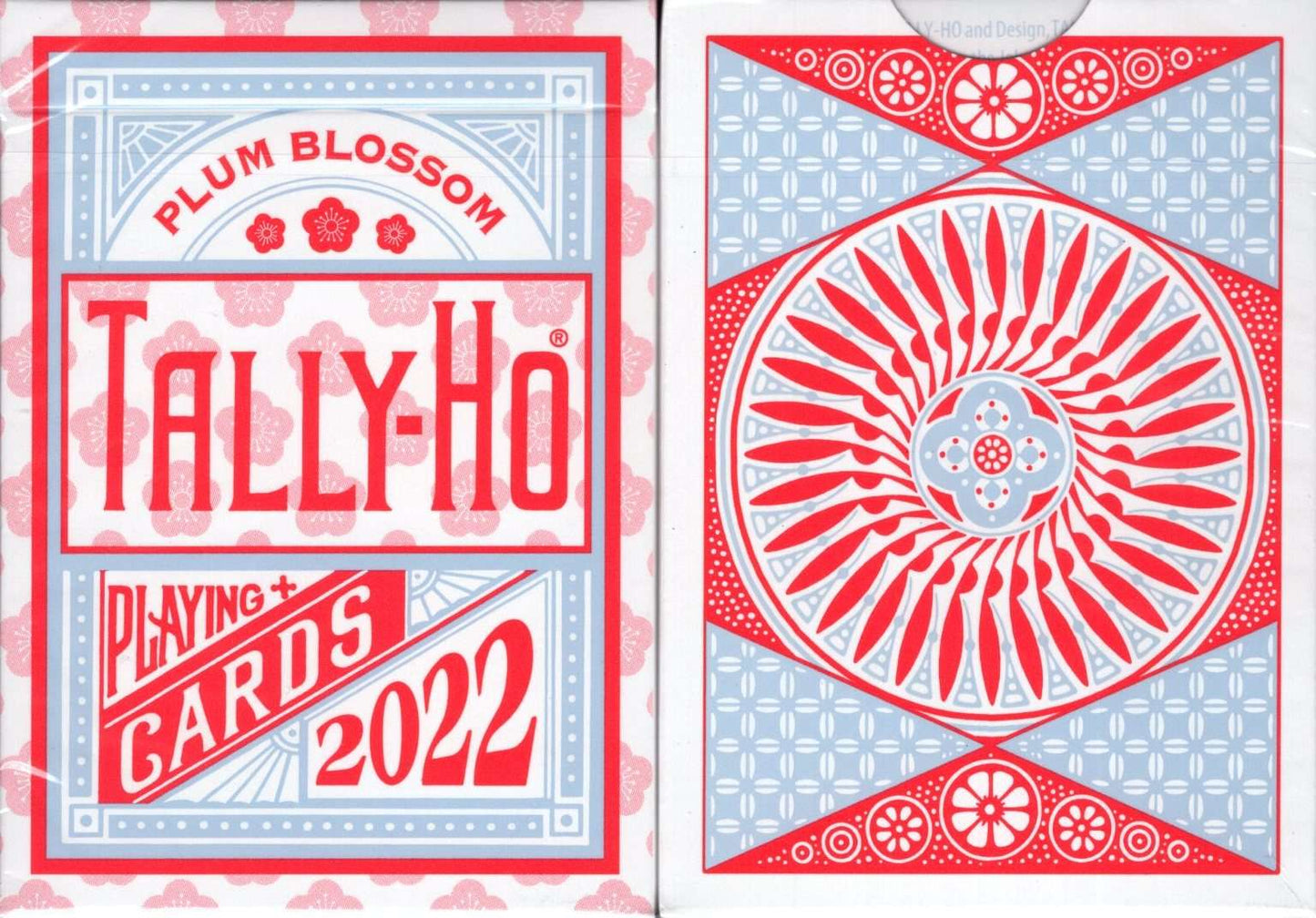 PlayingCardDecks.com-Plum Blossom Tally-Ho Playing Cards