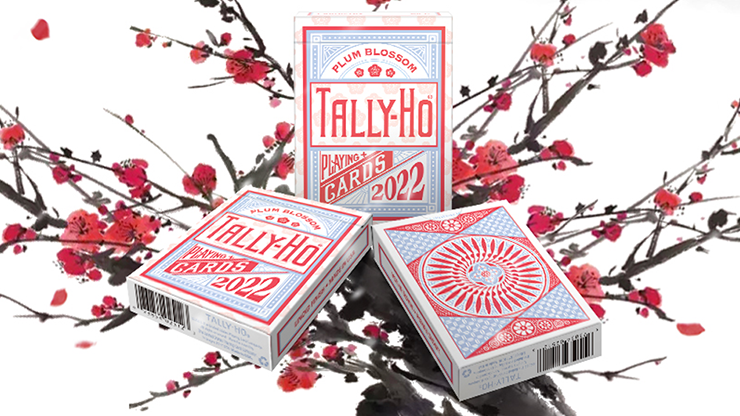 PlayingCardDecks.com-Plum Blossom Tally-Ho Playing Cards