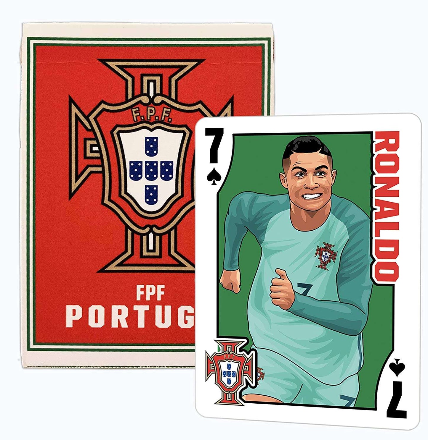 PlayingCardDecks.com-Portugal Soccer Playing Cards