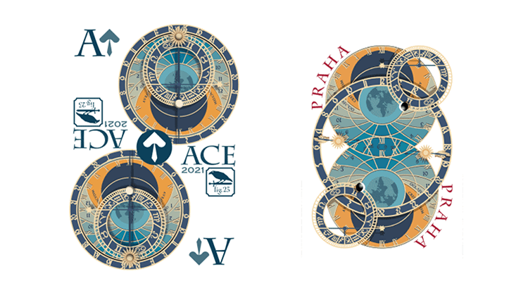 PlayingCardDecks.com-Praha Celestial Clock Playing Cards USPCC