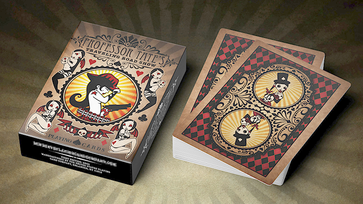 PlayingCardDecks.com-Professor Tate's Travelling Road Show Vintage Playing Cards USPCC