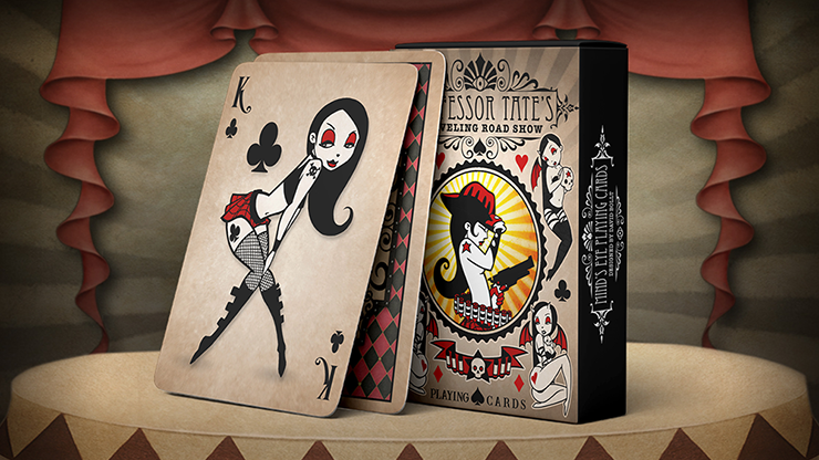 PlayingCardDecks.com-Professor Tate's Travelling Road Show Vintage Playing Cards USPCC