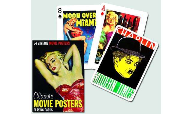 PlayingCardDecks.com-Classic Movie Posters Playing Cards Piatnik