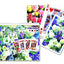 PlayingCardDecks.com-Floral Blue Box 2 Deck Set Bridge Playing Cards Piatnik