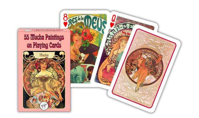 PlayingCardDecks.com-Mucha Paintings Playing Cards Piatnik