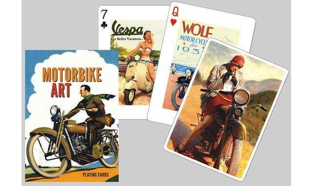PlayingCardDecks.com-Motorbike Art Playing Cards Piatnik