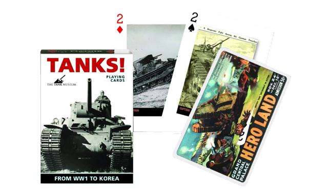 PlayingCardDecks.com-Tanks! From WWI to Korea Playing Cards Piatnik