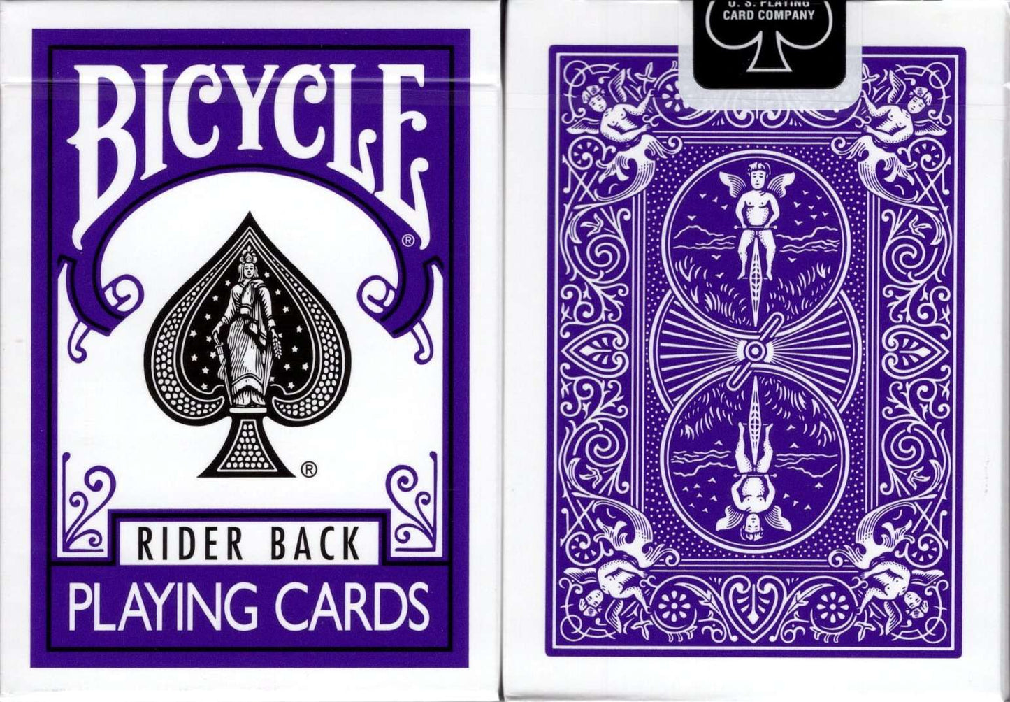 PlayingCardDecks.com-Purple Rider Back Bicycle Playing Cards