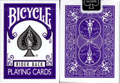 PlayingCardDecks.com-Purple Rider Back Bicycle Playing Cards