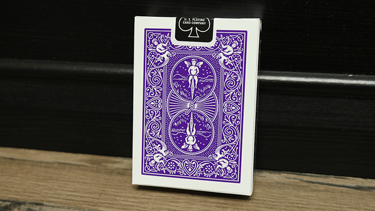 PlayingCardDecks.com-Purple Rider Back Bicycle Playing Cards