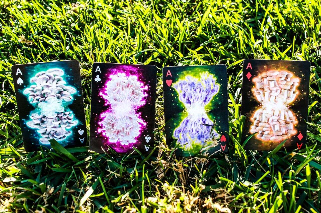 PlayingCardDecks.com-Fungi Mystic Mushrooms Mycological Playing Cards USPCC