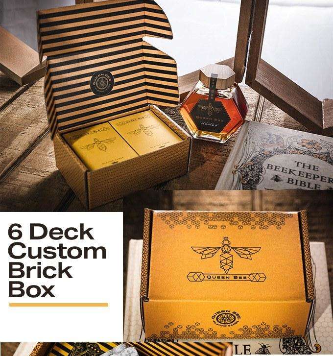 PlayingCardDecks.com-Queen Bee 6 Deck Box