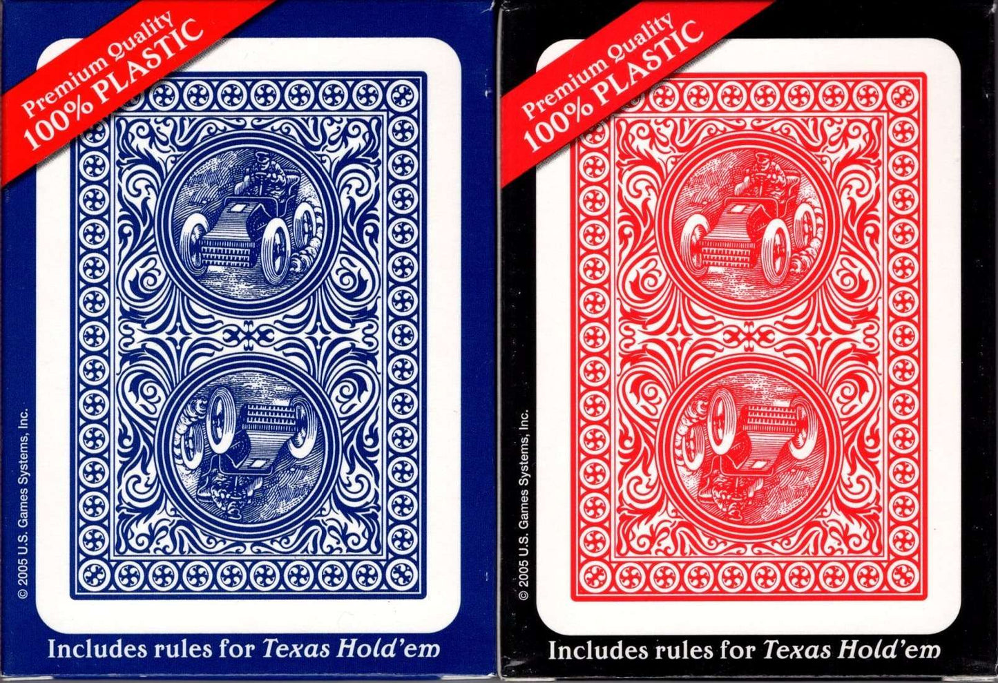 PlayingCardDecks.com-Rally Plastic Playing Cards 2 Deck Set USGS