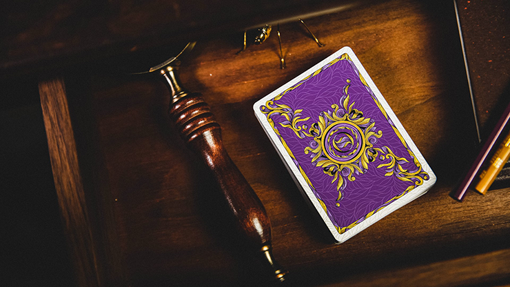 PlayingCardDecks.com-Rebirth Purple Playing Cards TWPCC
