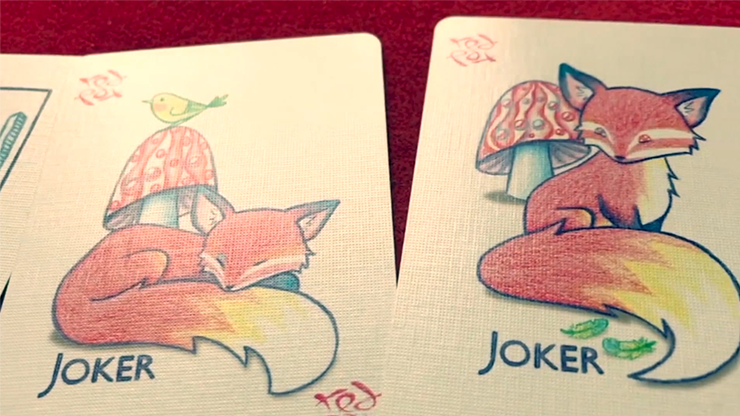 PlayingCardDecks.com-Red Fox v1.0 Marked Playing Cards USPCC