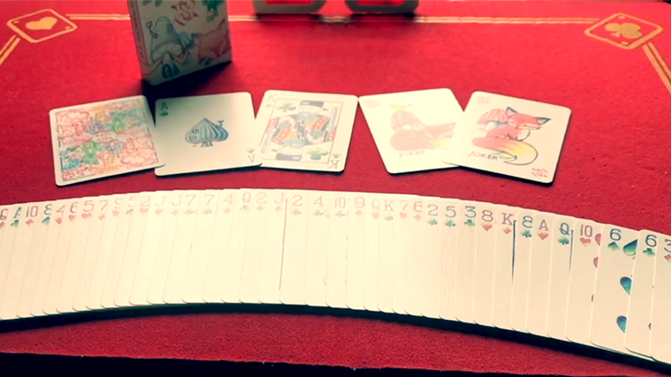 PlayingCardDecks.com-Red Fox v1.1 Purple Playing Cards USPCC