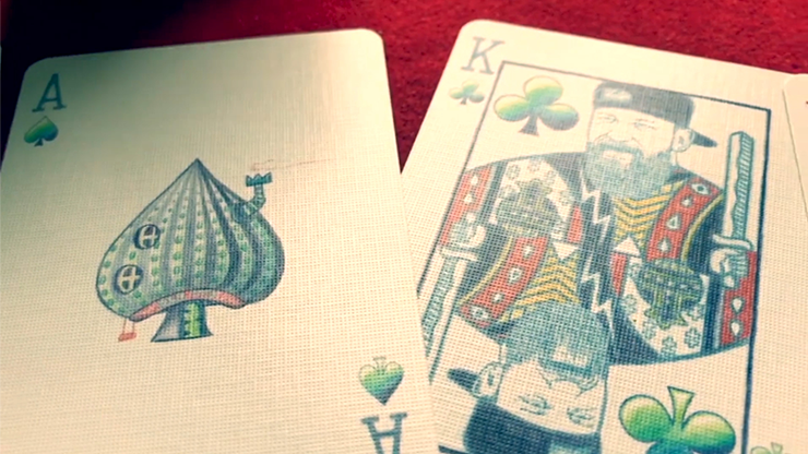 PlayingCardDecks.com-Red Fox v1.1 Purple Playing Cards USPCC