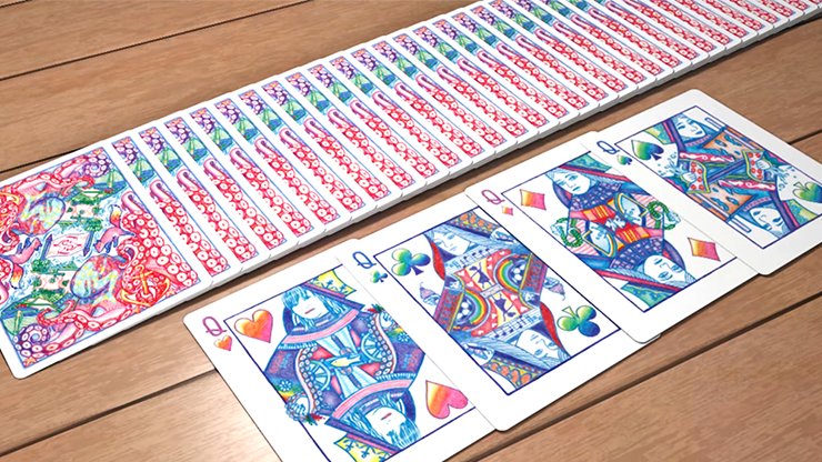 PlayingCardDecks.com-Red Fox v2 w/ 3D Glasses Playing Cards USPCC