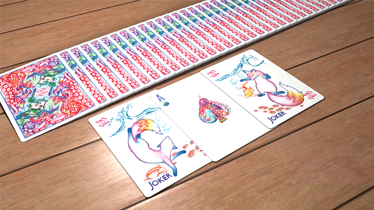 PlayingCardDecks.com-Red Fox v2 w/ 3D Glasses Playing Cards USPCC