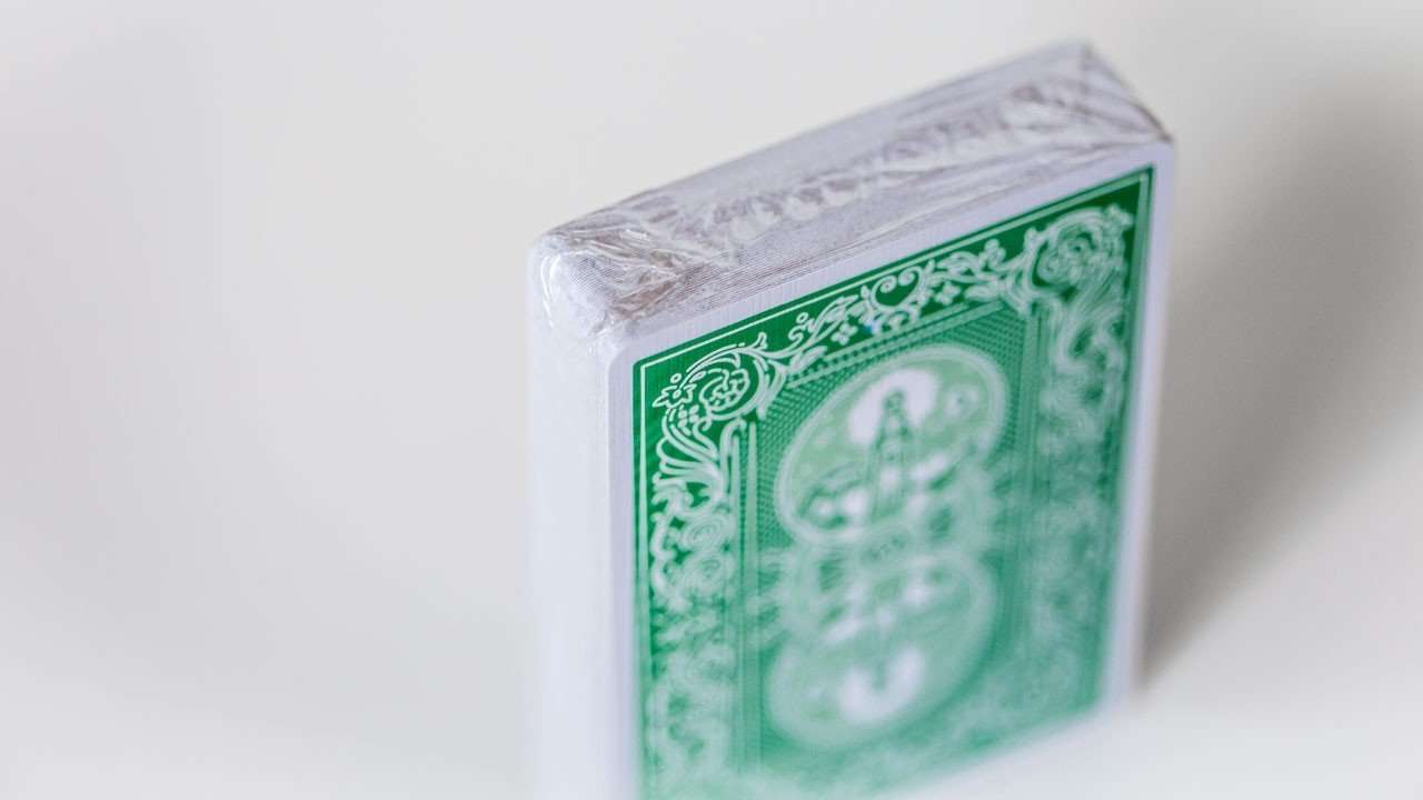 PlayingCardDecks.com-Keeper Sea Green Reloads (No Box) Playing Cards Cartamundi