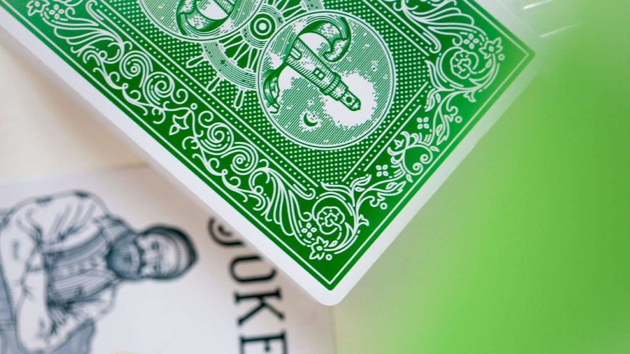 PlayingCardDecks.com-Keeper Sea Green Reloads (No Box) Playing Cards Cartamundi