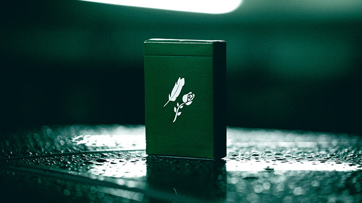 PlayingCardDecks.com-Remedies Green Playing Cards USPCC